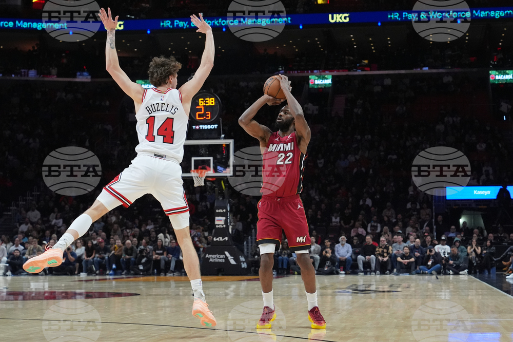 Bulls Heat Basketball