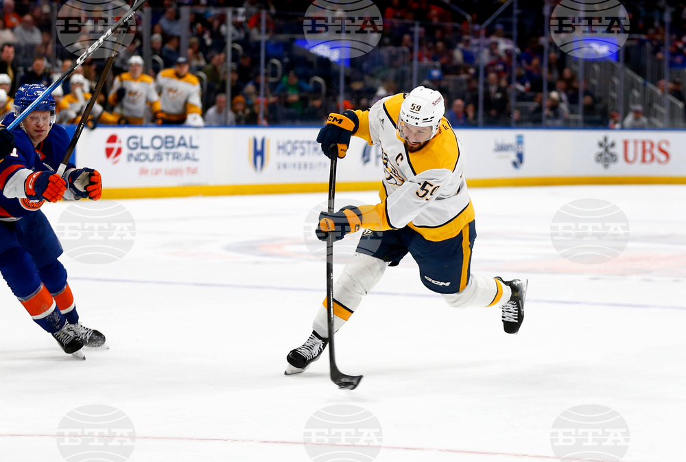 Predators Islanders Hockey