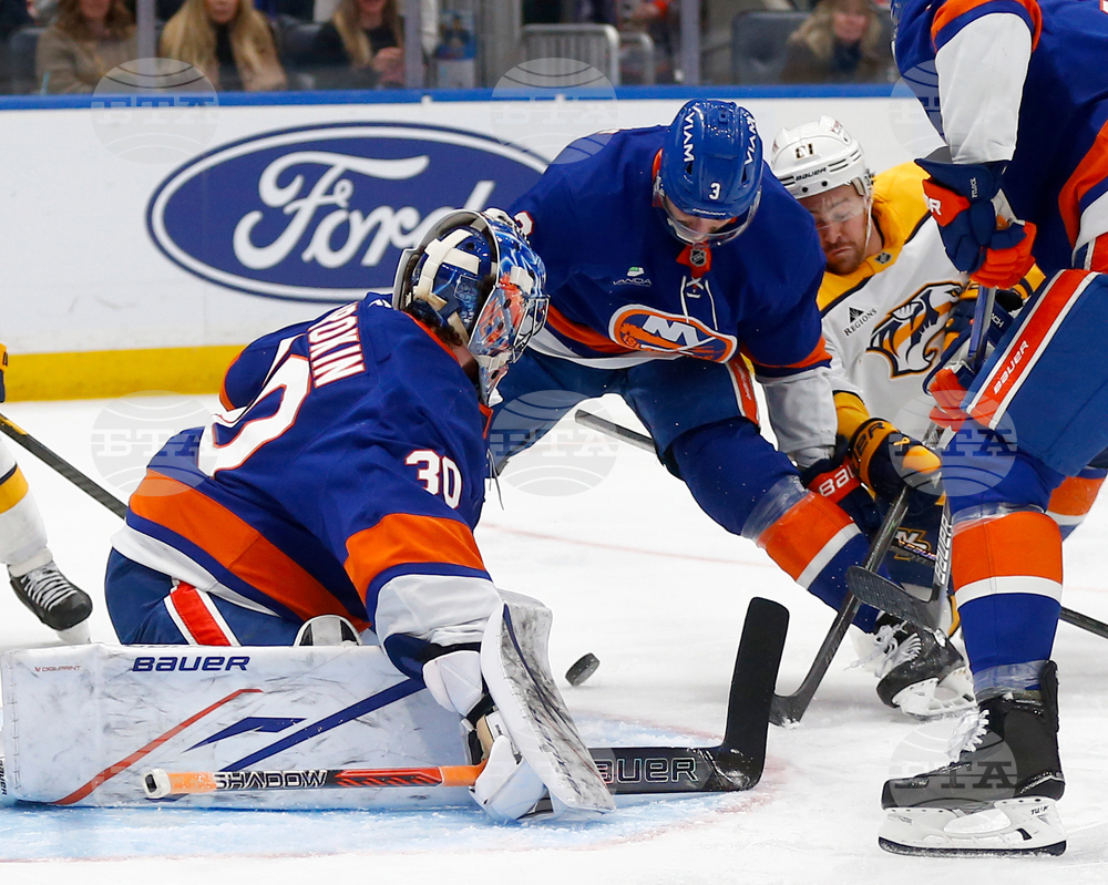 Predators Islanders Hockey