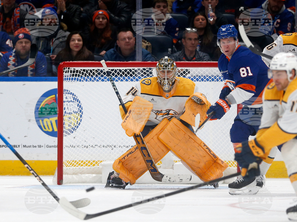 Predators Islanders Hockey