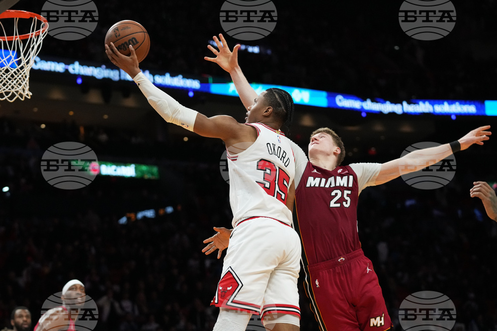 Bulls Heat Basketball