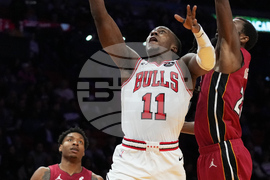Bulls Heat Basketball