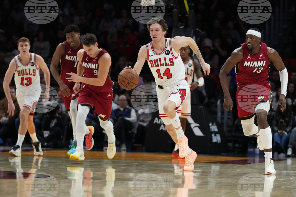 Bulls Heat Basketball