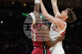 Bulls Heat Basketball