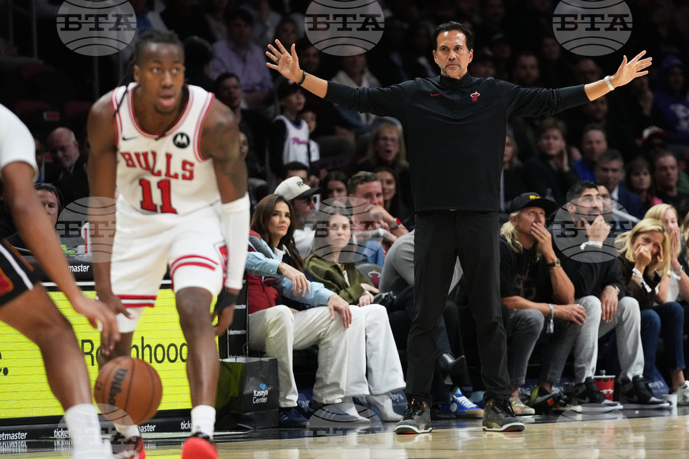 Bulls Heat Basketball