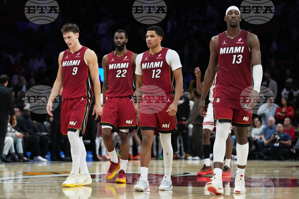 Bulls Heat Basketball