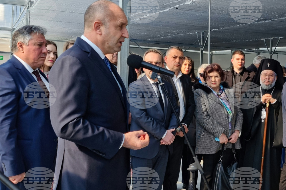 Стара Загора - Румен Радев - посещение