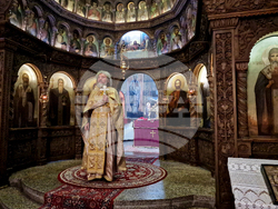 Търговище - храм „Св. Йоан Рилски“ - неделна служба и проповед