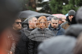 Мемориал на жертвите на комунистическия режим - поднасяне на венци