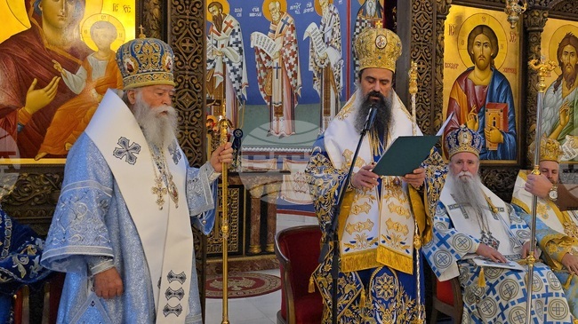 В нашия личен духовен път винаги сте били пример за нас, каза патриарх Даниил в обръщението си към Ловчанския митрополит Гавриил