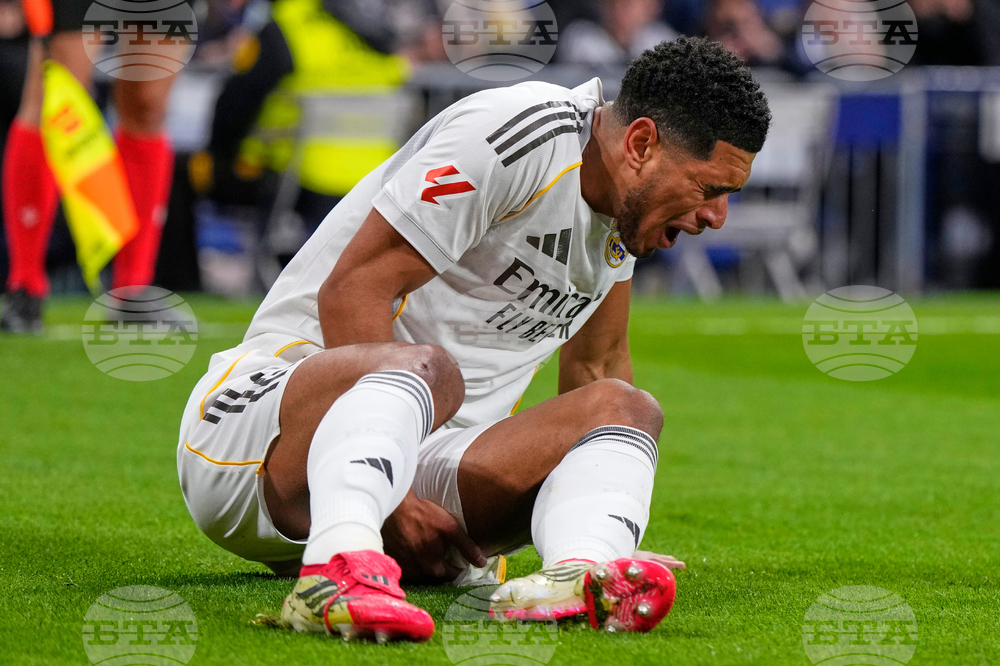 Полузащитникът на Реал Мадрид Джуд Белингам ще отсъства от терена около месец заради контузия