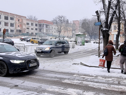 Шумен - снеговалеж - пътна обстановка