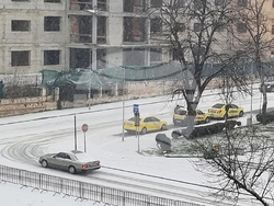 Шумен - снеговалеж - пътна обстановка