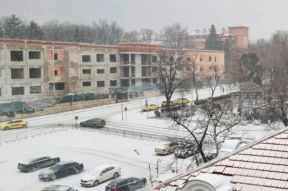 Шумен - снеговалеж - пътна обстановка