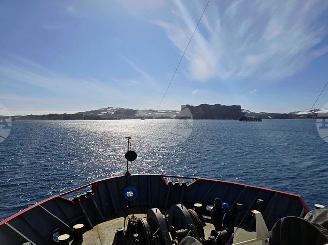 Livingston Island - Antarctica - research vessel St. st. Cyril and Methodius