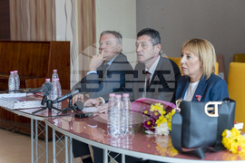 Добрич - КП „Левицата!“ - пресконференция - предизборна кампания - Снимка: Александра Антонова