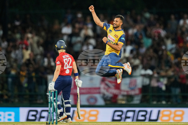 APTOPIX Sri Lanka England Cricket