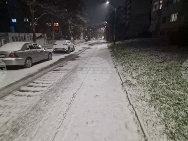 Разград - зима - обстановка