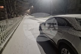 Разград - зима - обстановка