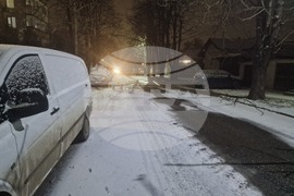 Разград - зима - обстановка