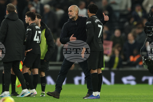 Пеп Гуардиола няма да се откаже от битката за титлата във Висшата лига, въпреки равенството срещу Тотнъм