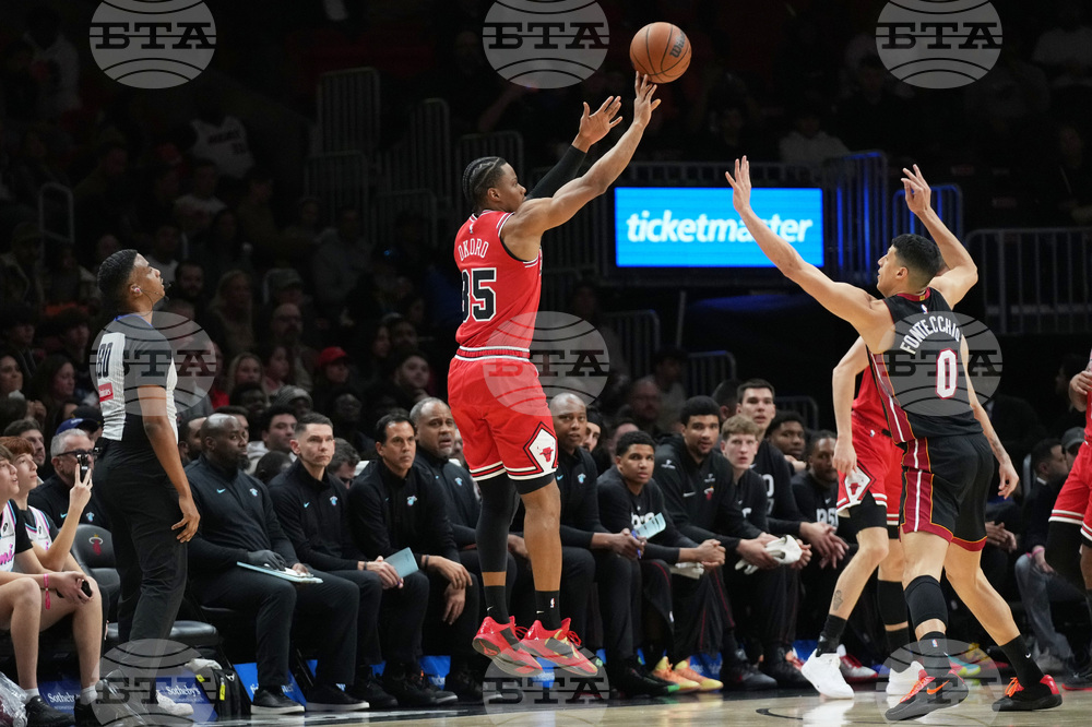 Bulls Heat Basketball