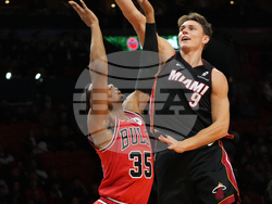 Bulls Heat Basketball