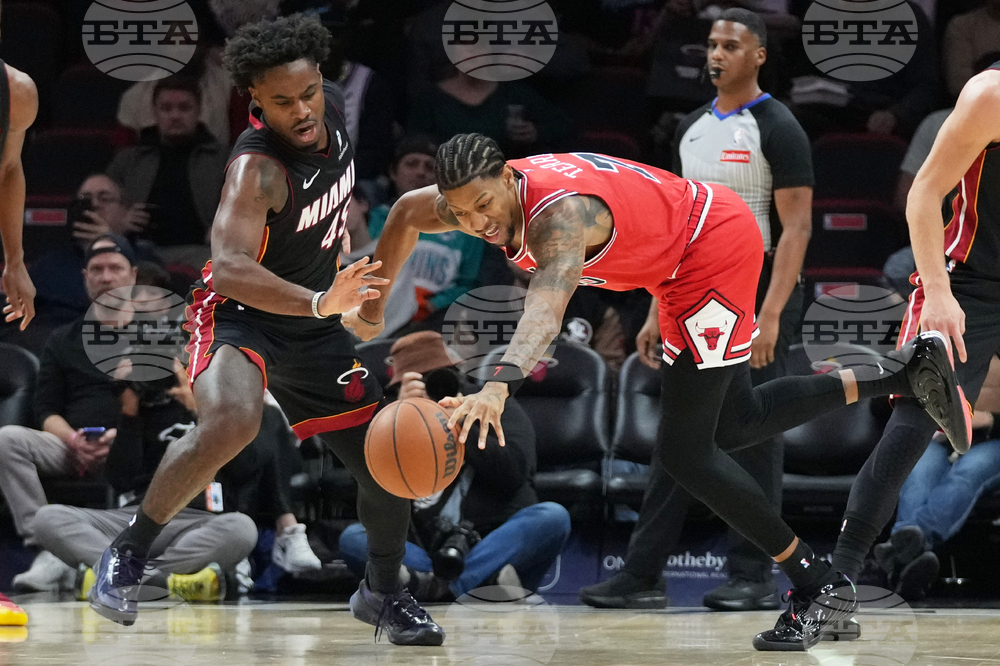 Bulls Heat Basketball