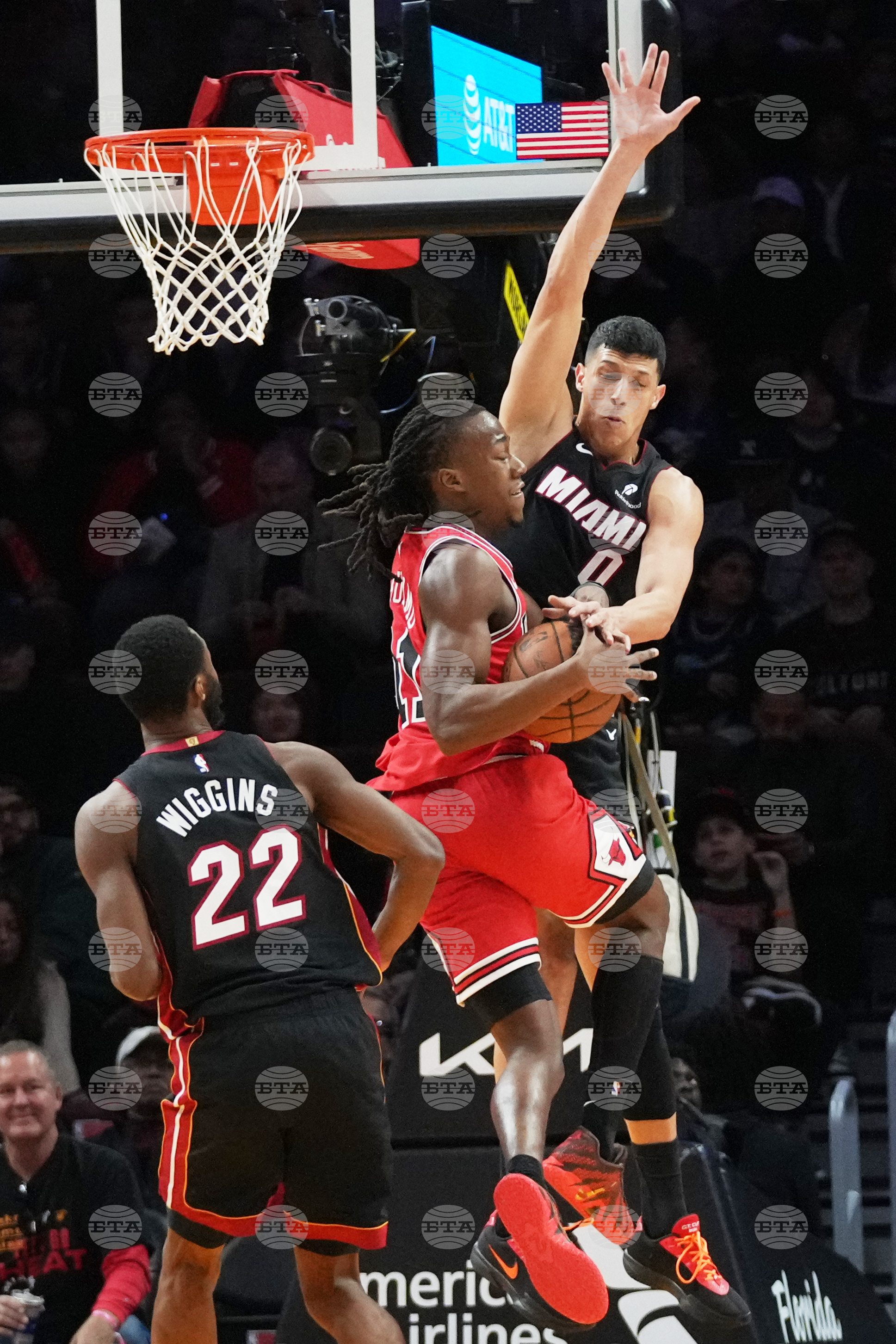 Bulls Heat Basketball