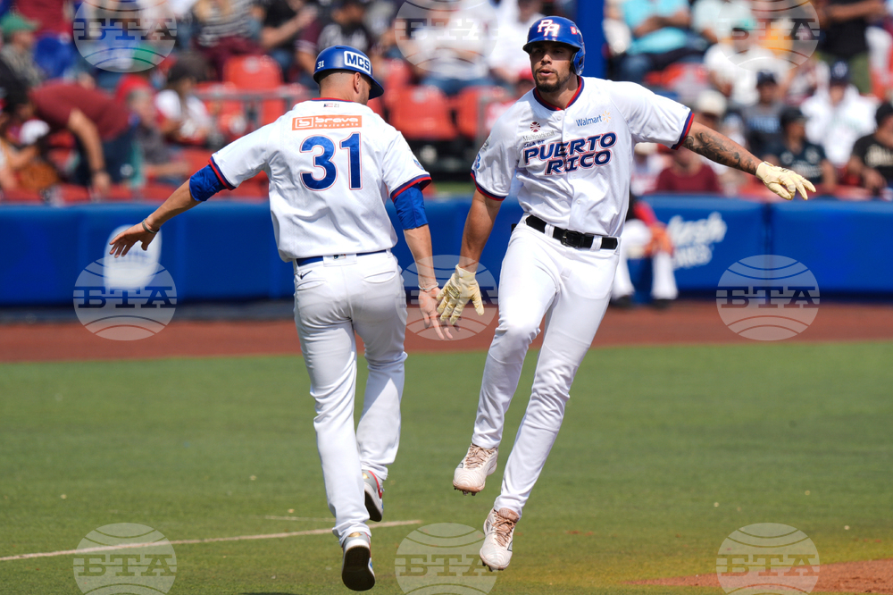 APTOPIX Mexico Puerto Rico Baseball
