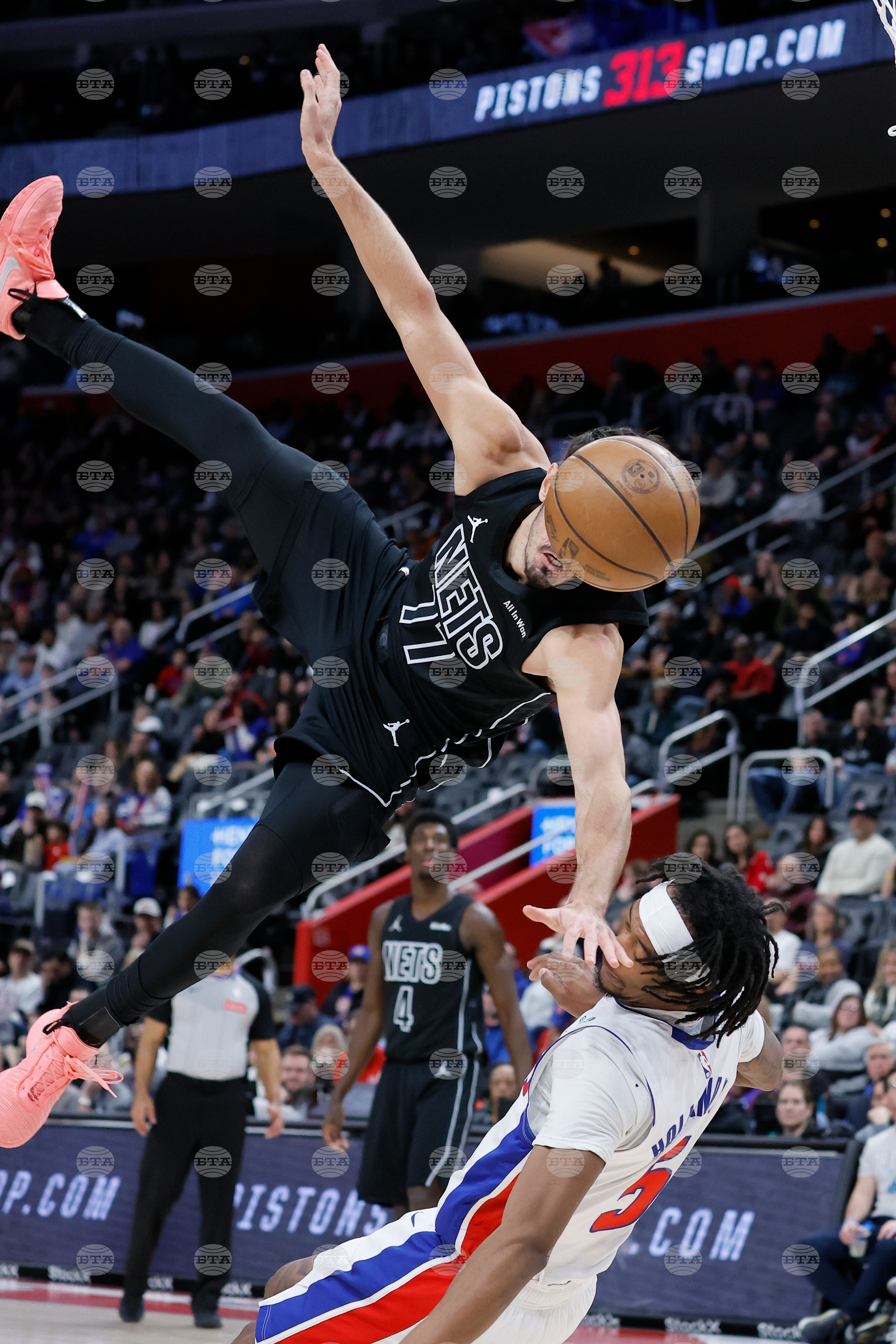 Nets Pistons Basketball