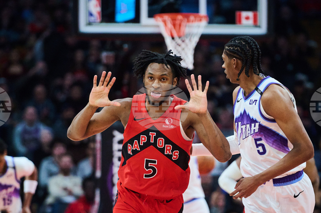 Jazz Raptors Basketball