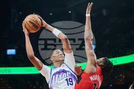 Jazz Raptors Basketball