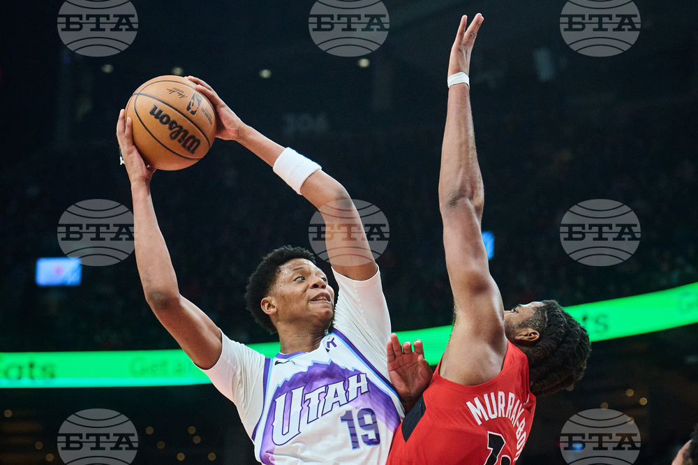 Jazz Raptors Basketball