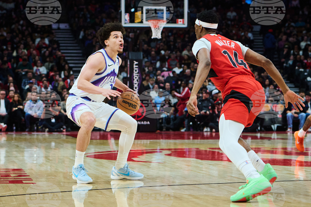 Jazz Raptors Basketball