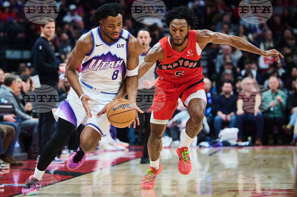 Jazz Raptors Basketball