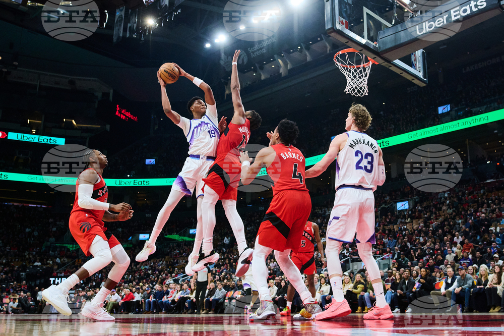 Jazz Raptors Basketball