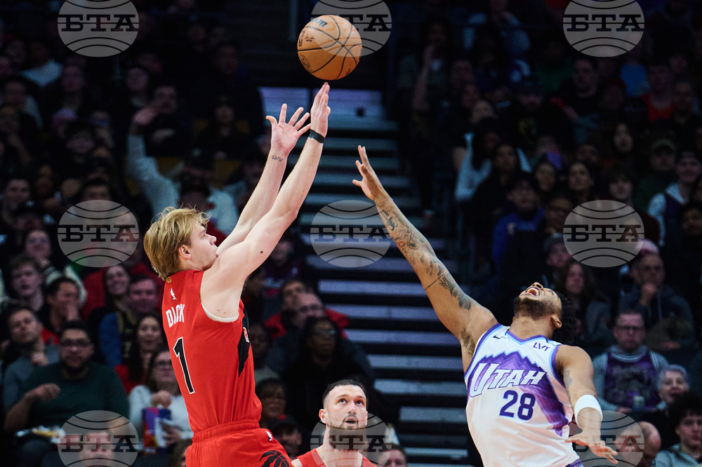 Jazz Raptors Basketball