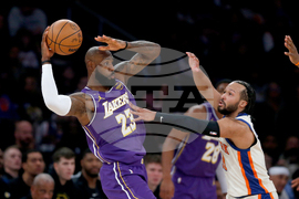 Lakers Knicks Basketball