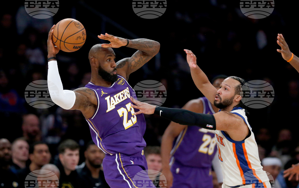 Lakers Knicks Basketball