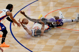 Lakers Knicks Basketball