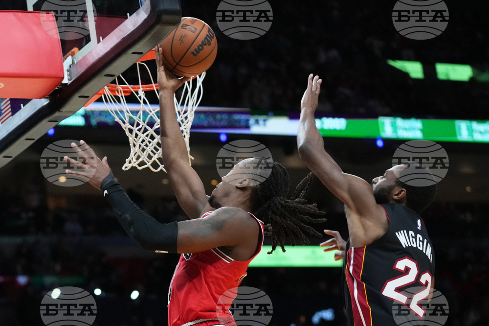 Bulls Heat Basketball