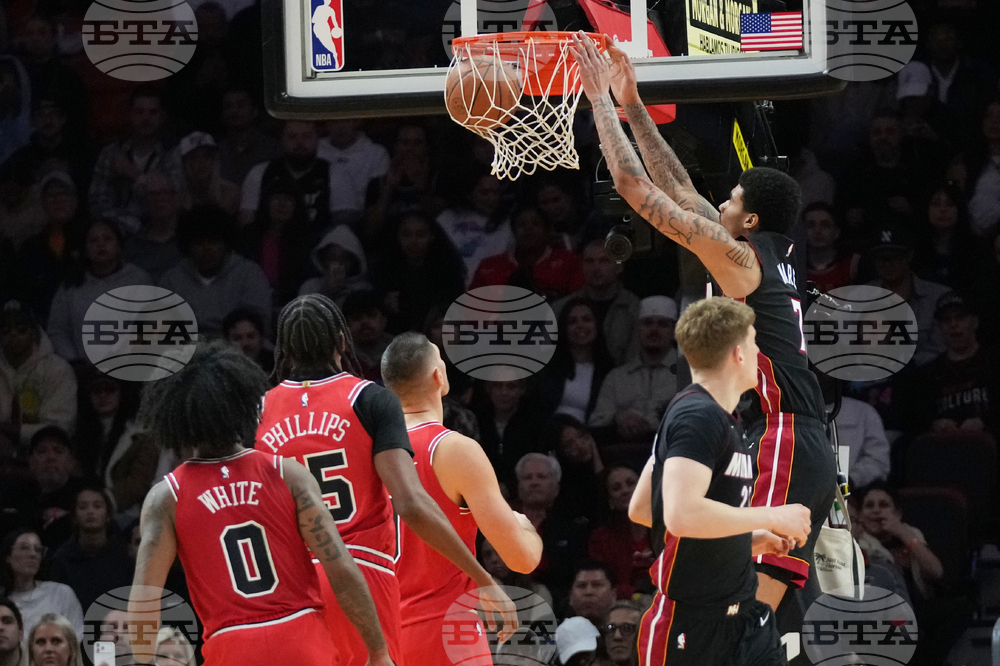 Bulls Heat Basketball