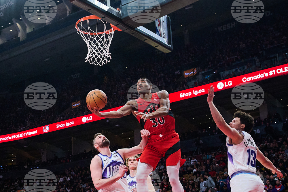 Jazz Raptors Basketball