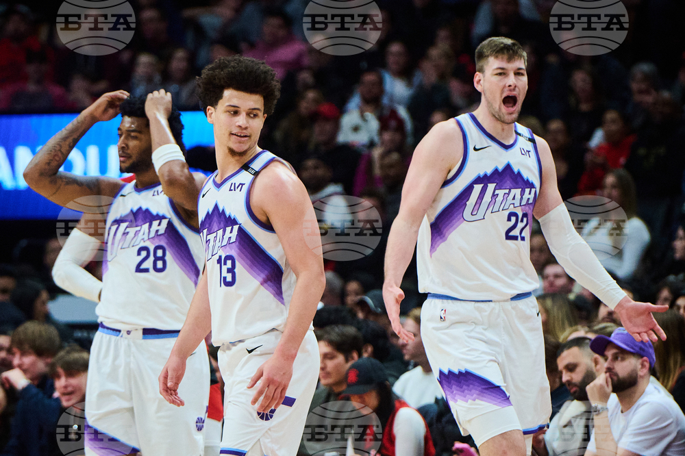 Jazz Raptors Basketball