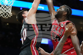 Bulls Heat Basketball