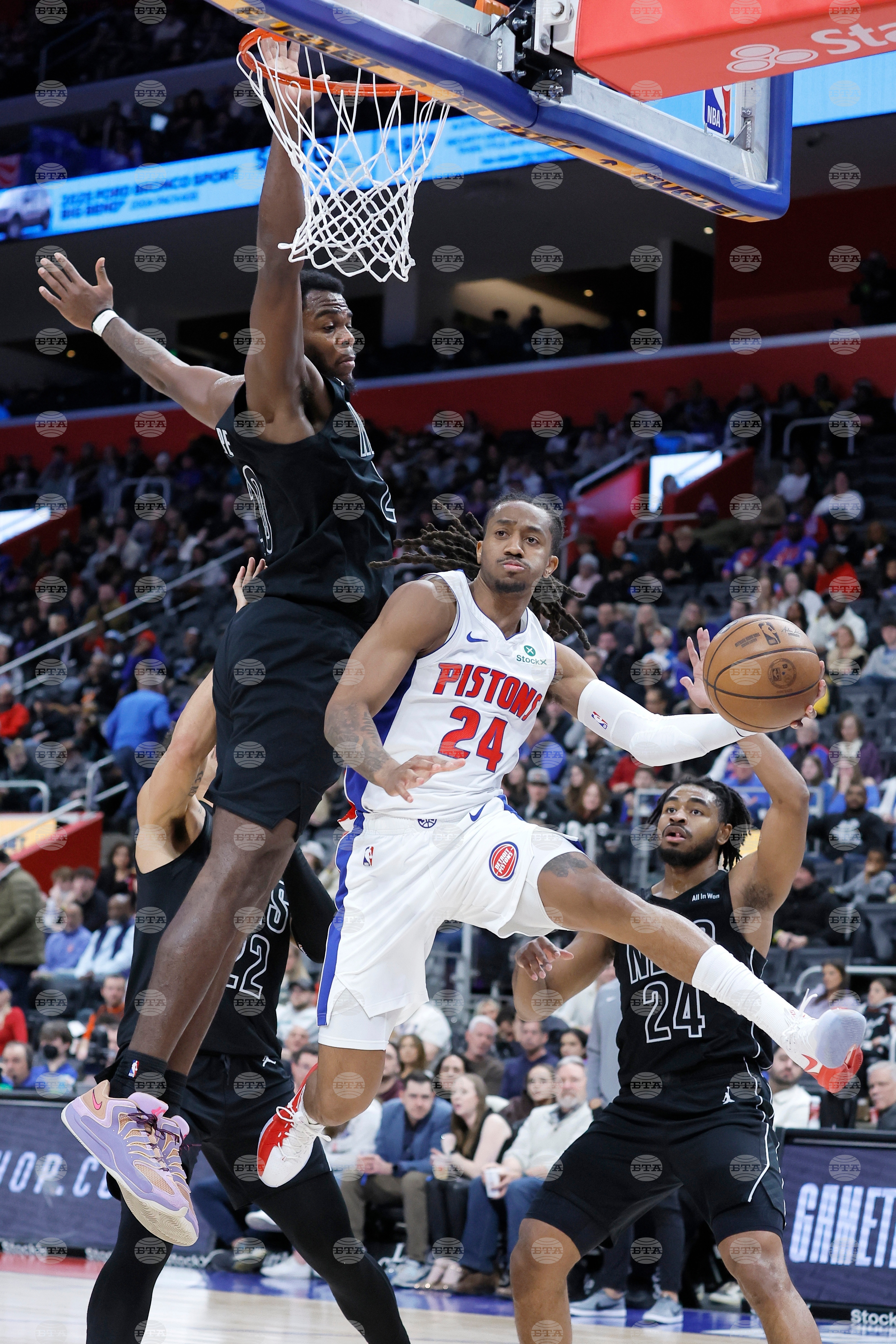Nets Pistons Basketball