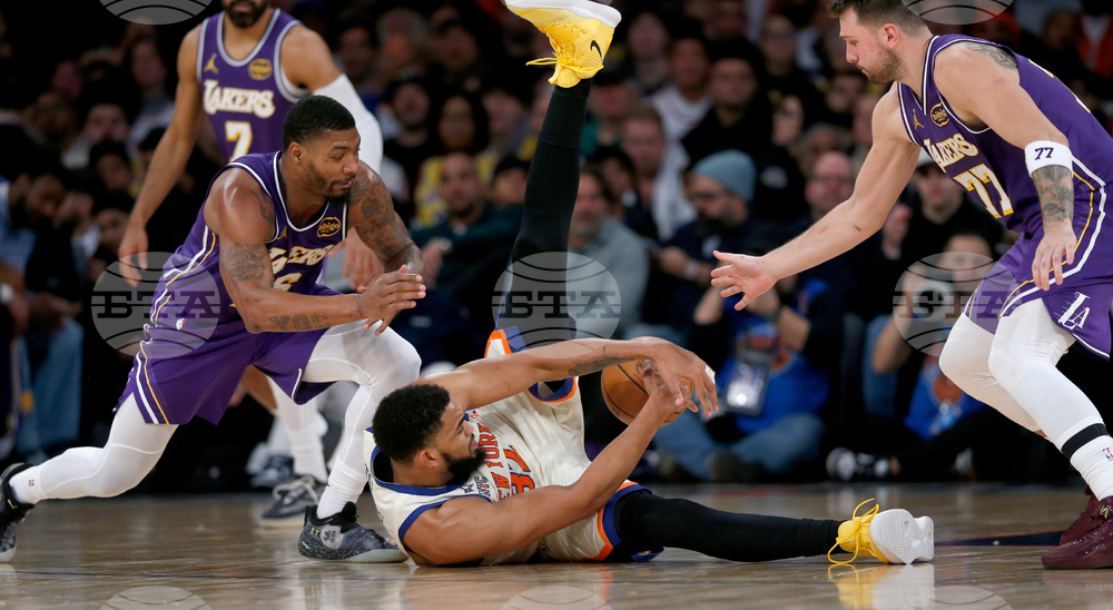 Lakers Knicks Basketball