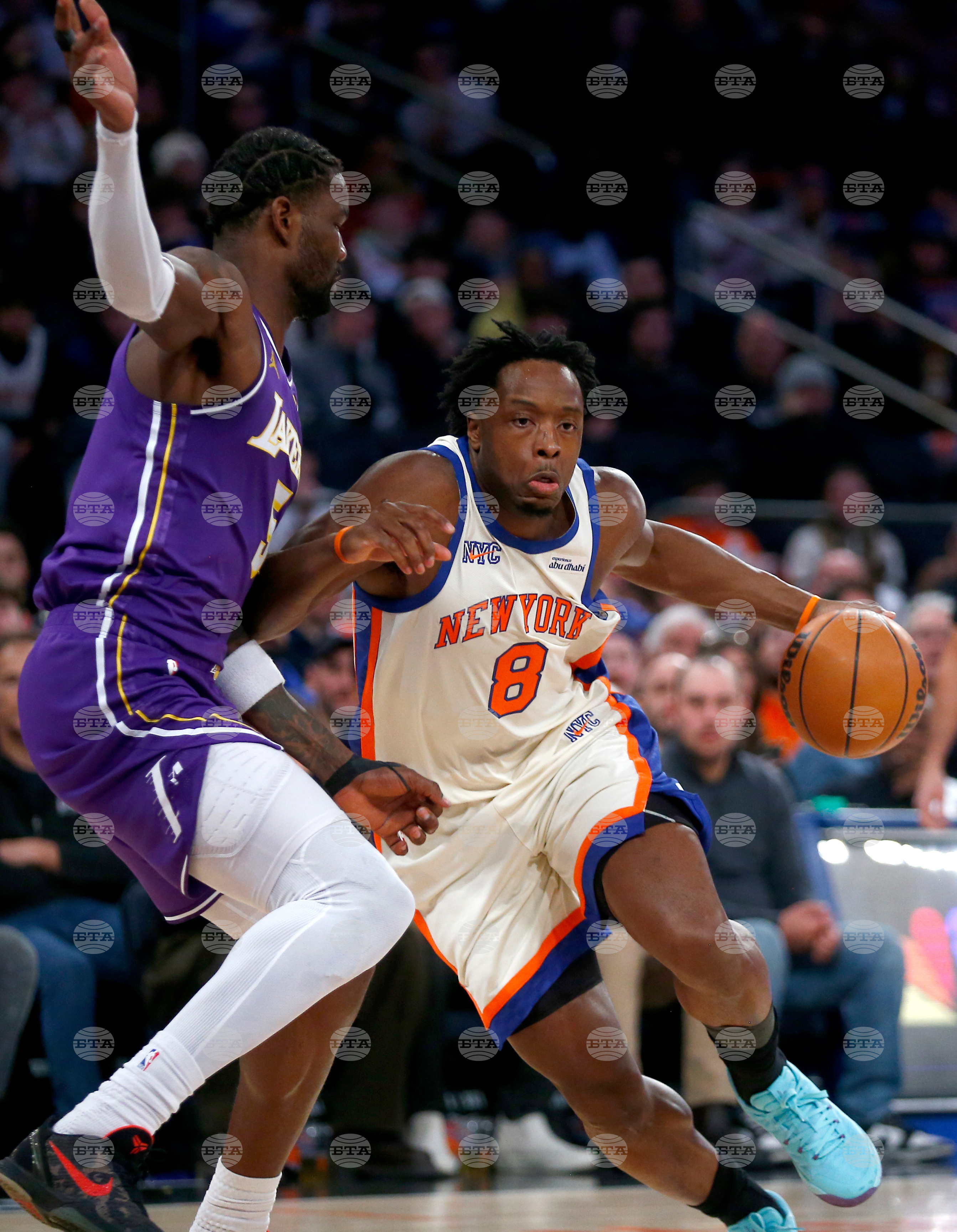 Lakers Knicks Basketball