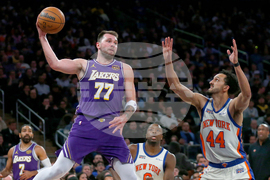 Lakers Knicks Basketball